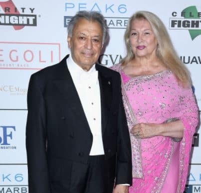 Zubin Mehta and his wife, Nancy Kovack